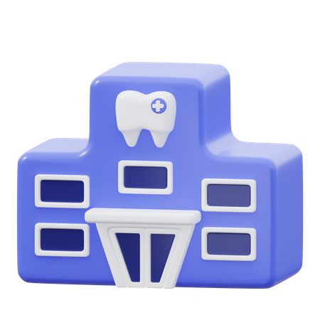 Dental Clinic  3D Icon