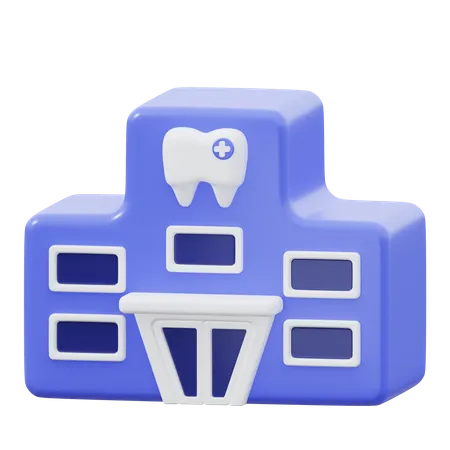 Dental Clinic  3D Icon