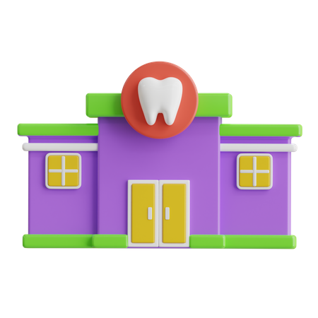 Dental Clinic  3D Icon