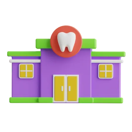 Dental Clinic  3D Icon