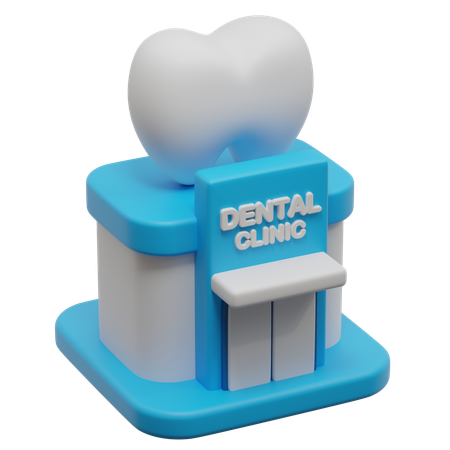 Dental Clinic  3D Icon