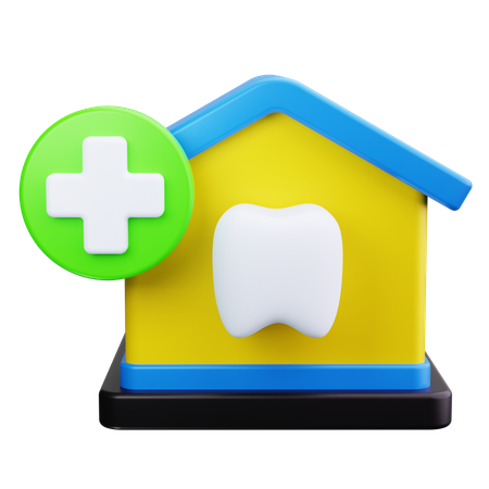 Dental Clinic  3D Icon