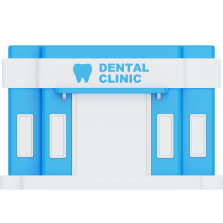 Dental Clinic  3D Icon