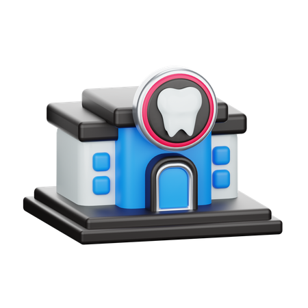 Dental Clinic  3D Icon