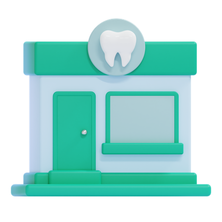 Dental Clinic  3D Icon