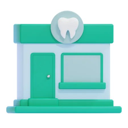 Dental Clinic  3D Icon