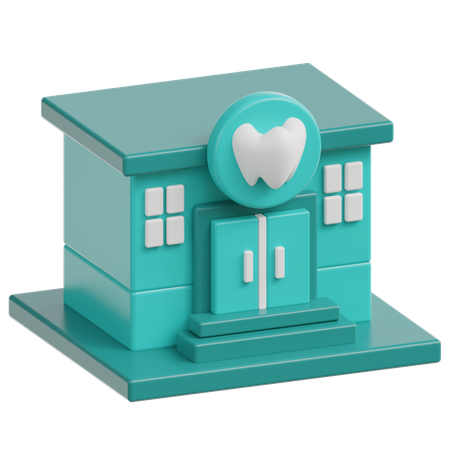 Dental Clinic  3D Icon