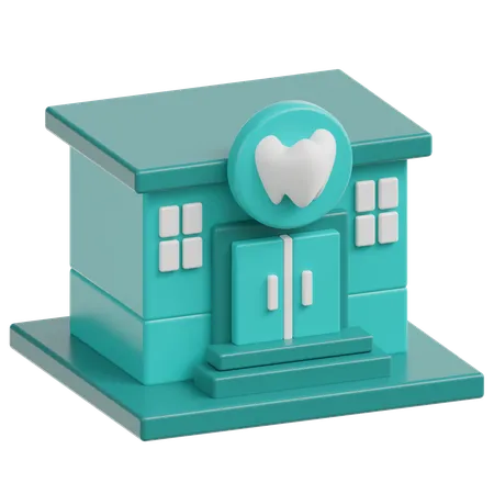 Dental Clinic  3D Icon