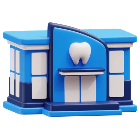 Dental Clinic  3D Icon