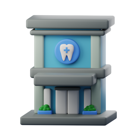 Dental Clinic  3D Icon