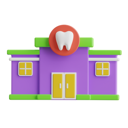 Dental Clinic  3D Icon