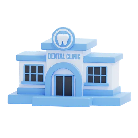 Dental Clinic Building  3D Icon
