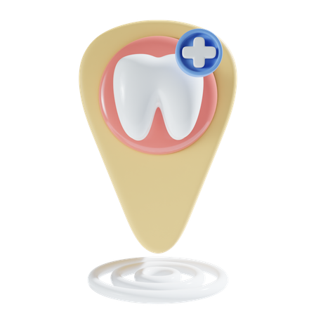 Dental Clinic Location  3D Icon