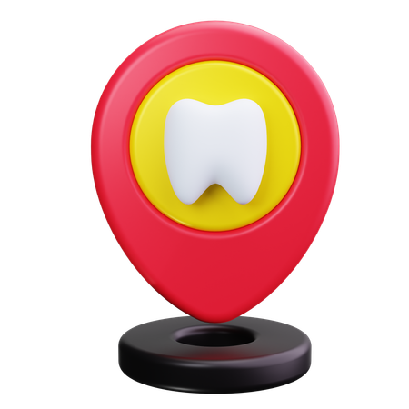 Dental Clinic Location  3D Icon