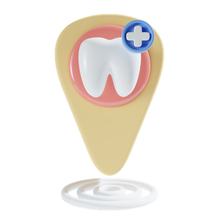 Dental Clinic Location  3D Icon