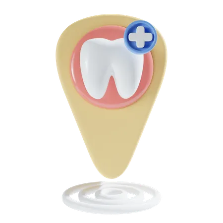 Dental Clinic Location  3D Icon