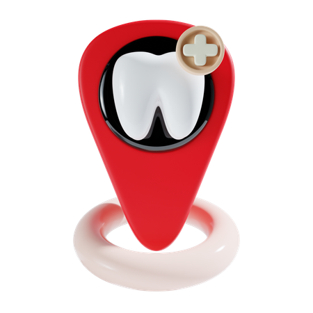 Dental Clinic Location  3D Icon