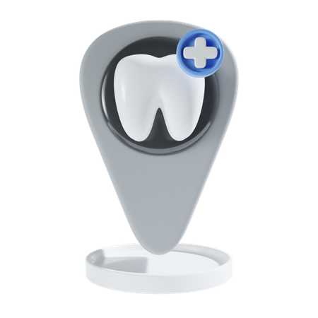 Dental Clinic Location  3D Icon