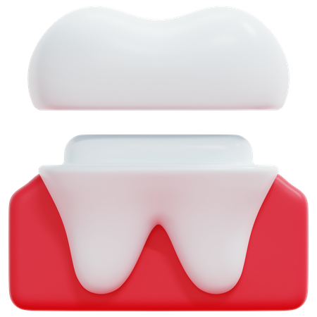 Dental Crown 3D Icon