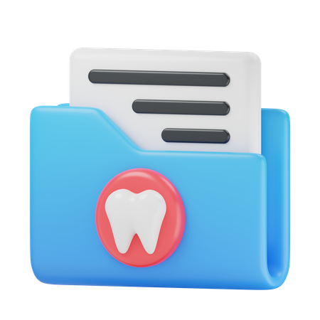 Dental document  3D Icon