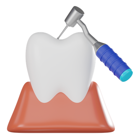 Dental Drill  3D Icon