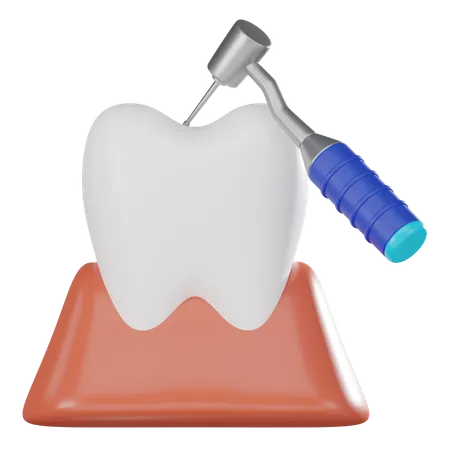 Dental Drill  3D Icon