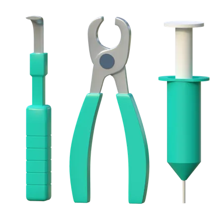 Dental Equipment  3D Icon