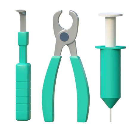 Dental Equipment 3D Icon