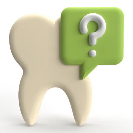 Dental FAQ  3D Icon