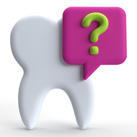 Dental FAQ  3D Icon