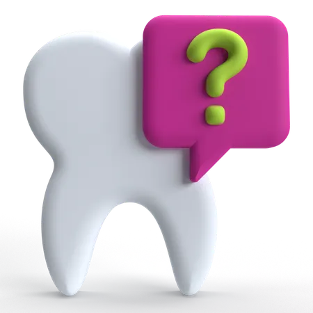 Dental FAQ  3D Icon