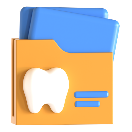 Dental Files  3D Icon