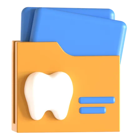 Dental Files  3D Icon