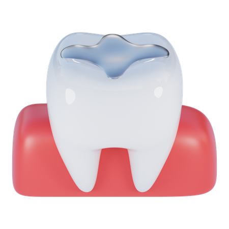 Dental filling  3D Icon