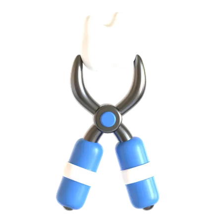 Dental Forcep  3D Icon