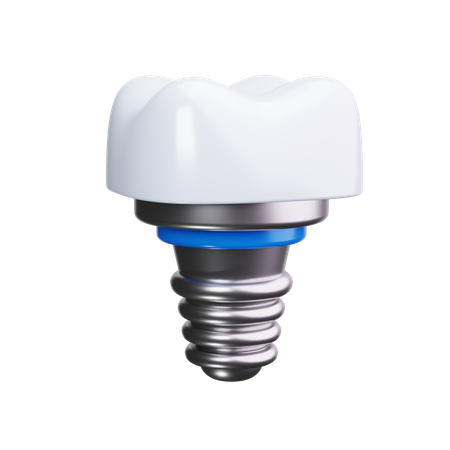 Dental Implant  3D Icon