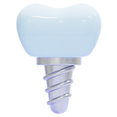 Dental Implant  3D Icon