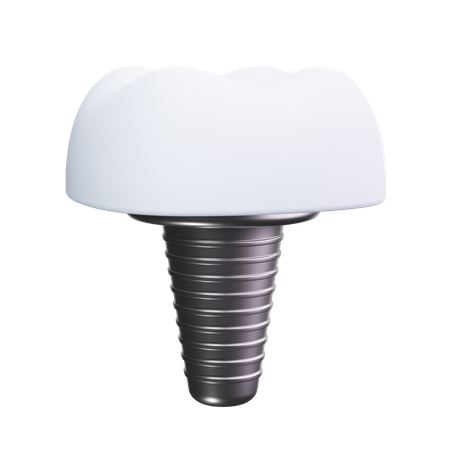 Dental Implant  3D Icon