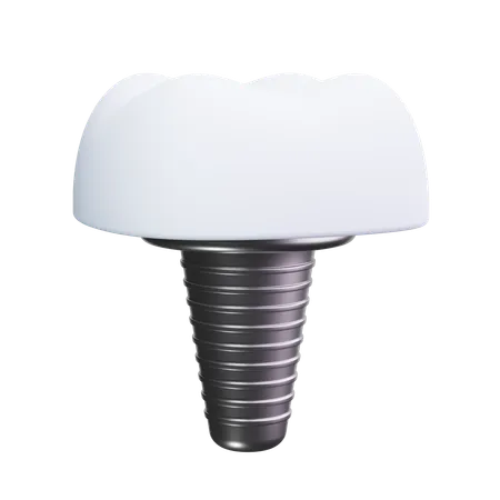 Dental Implant  3D Icon