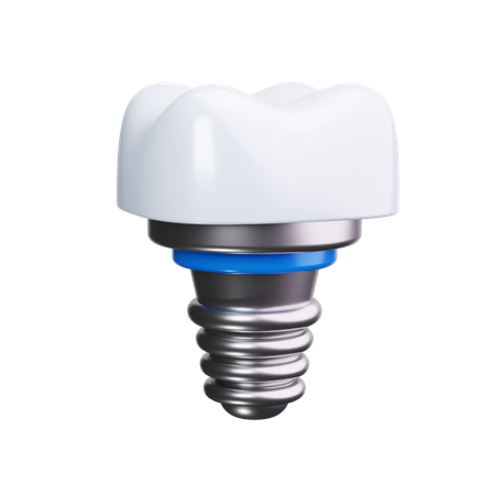 Dental Implant  3D Icon