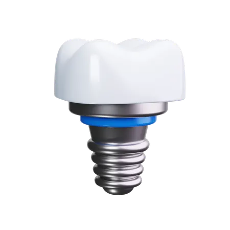 Dental Implant  3D Icon