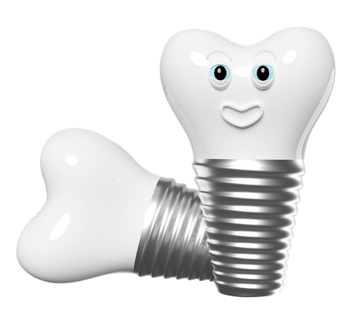 Dental implant  3D Icon