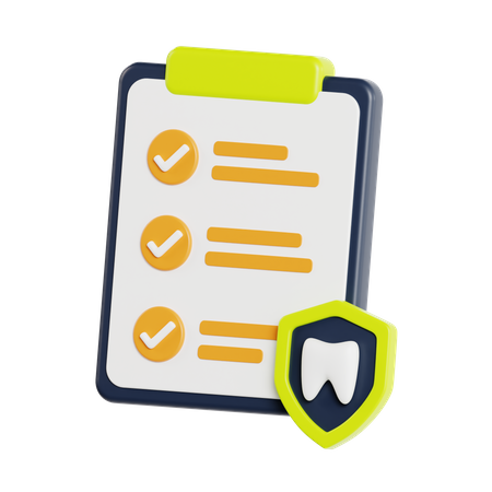 Dental Insurance  3D Icon