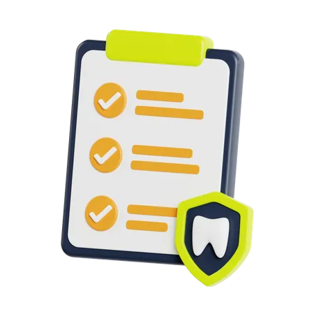 Dental Insurance  3D Icon