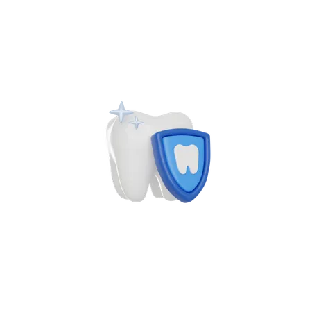 Dental Insurance Teeth Protective 3 D Render Icon 3D Icon