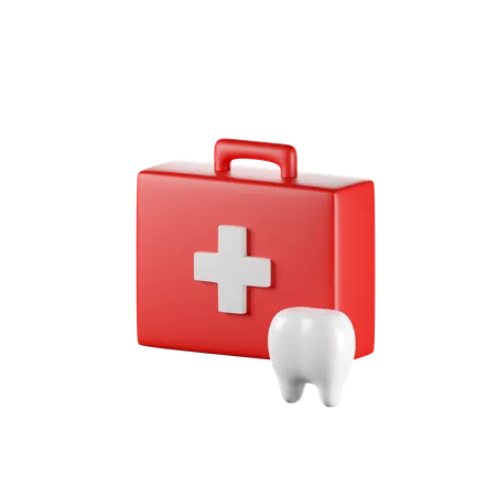 Dental Care Icon 3 D Render Isolated Images 3D Icon