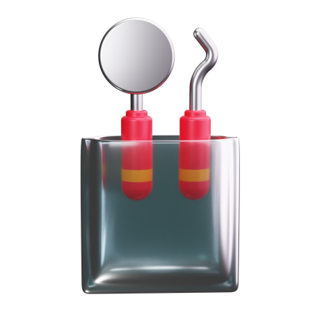 Dental Kit  3D Icon