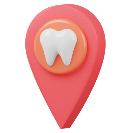 Dental location  3D Icon