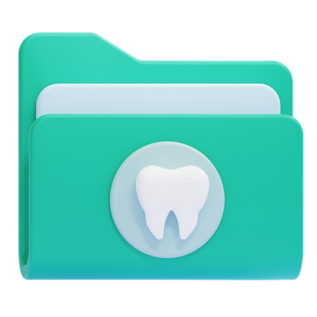 Dental Medical Record  3D Icon