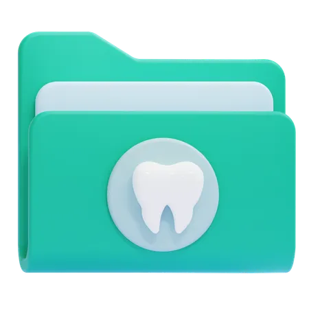 Dental Medical Record  3D Icon